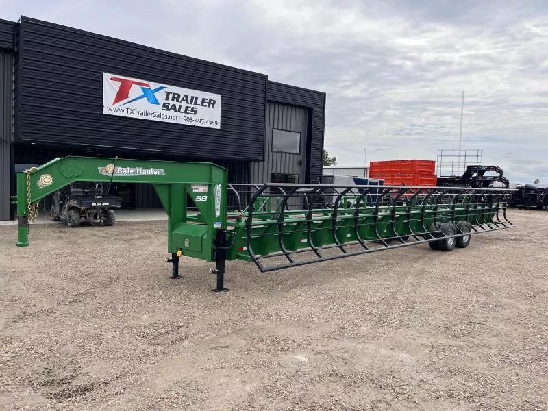 40' DUAL TANDEM DOUBLE DROP HAY TRAILER WITH 10K AXLES 