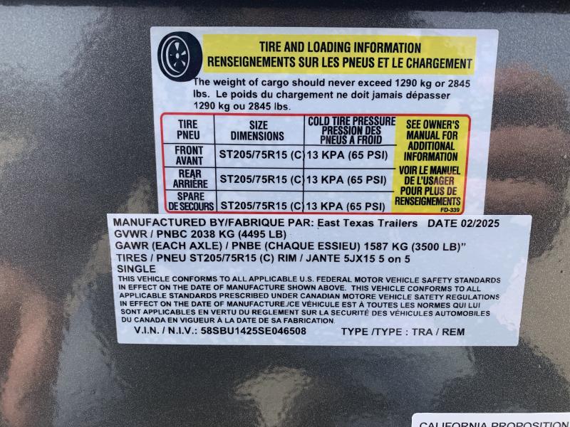 new Other Trailers East Texas Trailers  for sale, in Petty, TX Thumbnail 9