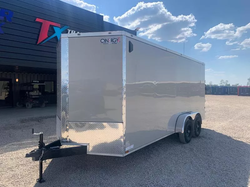 7' X 18' CYNERGY ENCLOSED TRAILER WITH 5,200LB AXLES 