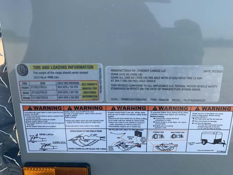 new Cargo (Enclosed) Trailers Cynergy Cargo  for sale, in Petty, TX Thumbnail 15