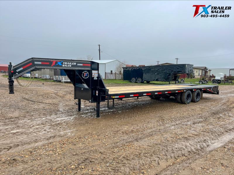2023 East Texas 102" X 34' GN HD DECK OVER 14K Flatbed Trailer TX