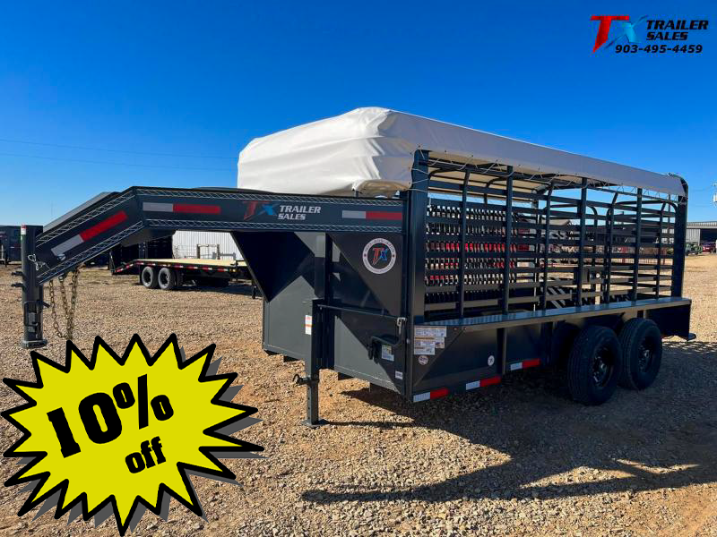 2023 Maxxim Industries 6'6"X 24' Maxxim Livestock Trailer 16K Stock / Stock Combo Trailer TX