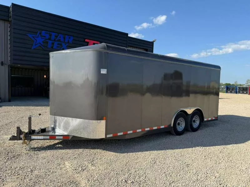 8' X 20' X 7' DELTA ALL STEEL ENCLOSED CARGO TRAILER 10K