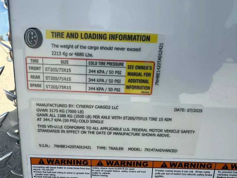 new Cargo (Enclosed) Trailers Cynergy Cargo  for sale, in Petty, TX Thumbnail 15