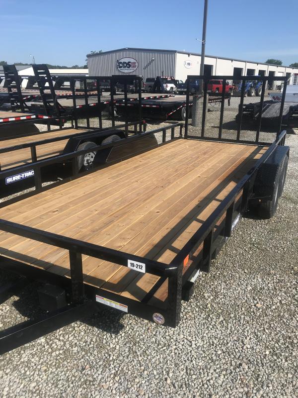 2020 Sure-Trac 7 X 18 Tube Top Utility 7K Tandem 2020 Sure-Trac 7 X 18 Tube Top Utility 7K Tandem