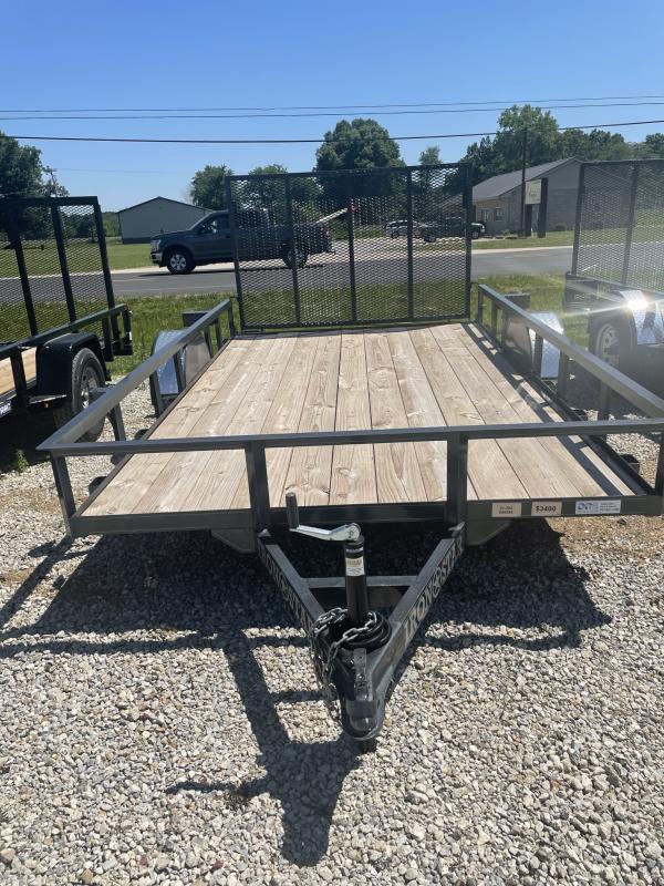 2022 Maxwell 7712 Railed Utlity Flatbed Trailer 2022 Maxwell 7712 Railed Utlity Flatbed Trailer