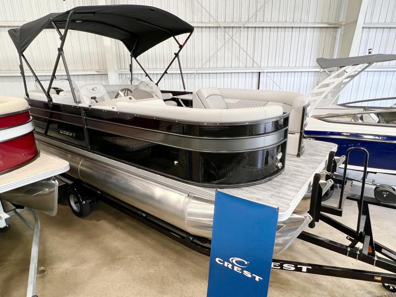 2022 Crest Classic DLX 220 SLC Pontoon with TRAILER Boats for Sale at