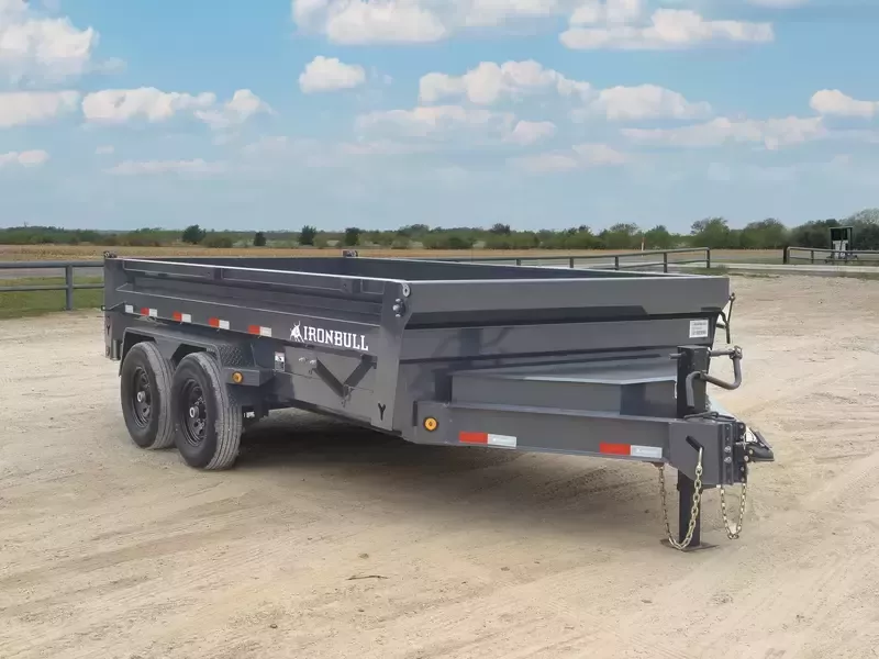 2025 Iron Bull 83" x 14’ TA 14K Dump Trailer