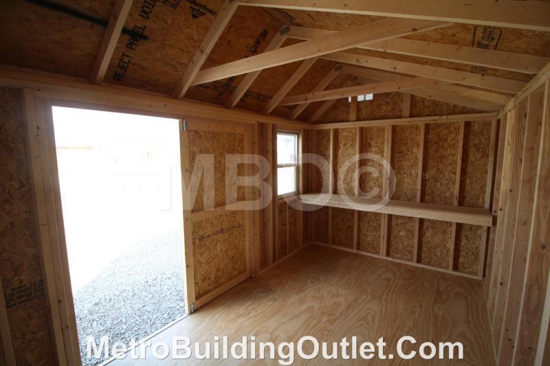 8X16 UTILITY STORAGE BUILDING PORTABLE SHED Garages, Barns, Portable