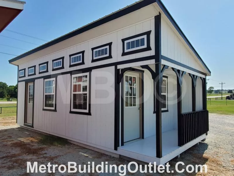 12X28 STUDIO UTILITY CABIN / TINY HOME / OFFICE #3070