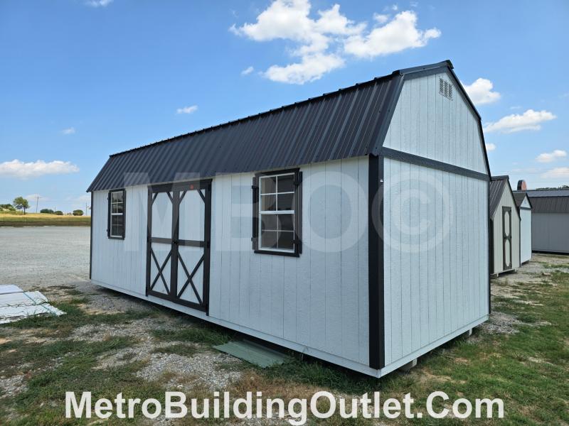 10x24 LOFTED BARN STORAGE BUILDING #3384 qDO1Ue7qc96t