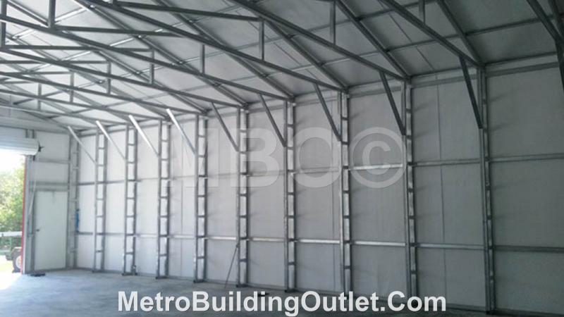 60X120X18 Garage / Shop #G327 | Garages, Barns, Portable