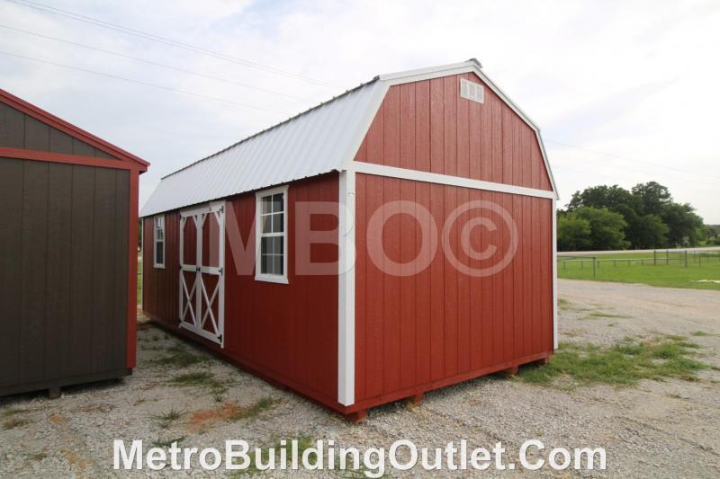 12x24 LOFTED BARN STORAGE BUILDING POn4XQ