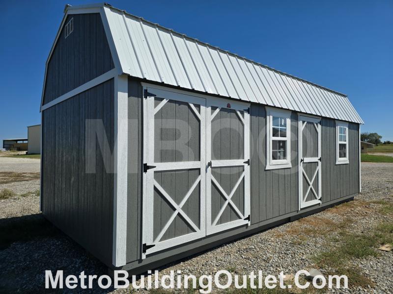 12x24 LOFTED BARN STORAGE BUILDING #3457 wRFYhMxeqn04