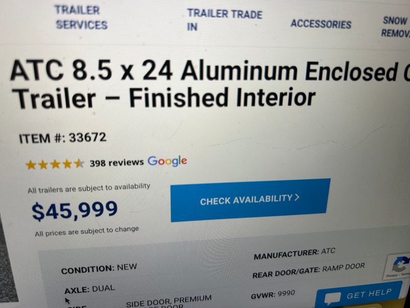 new Car Haulers / Racing Trailers ATC  for sale, in Hamilton, IN Thumbnail 7