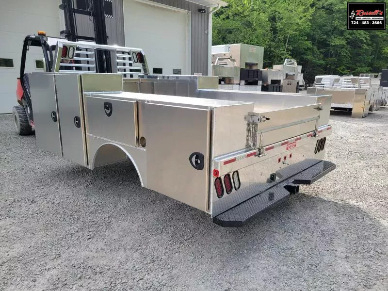 SCRATCH AND DENT SALE! Zimmerman Aluminum Gooseneck Service Body DRW  84" CA Cab and Chassis Advantage 1748359945
