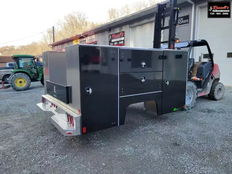 Martin Aluminum HSB Service Body DRW  60" CA Cab and Chassis 57" Tall Compartments