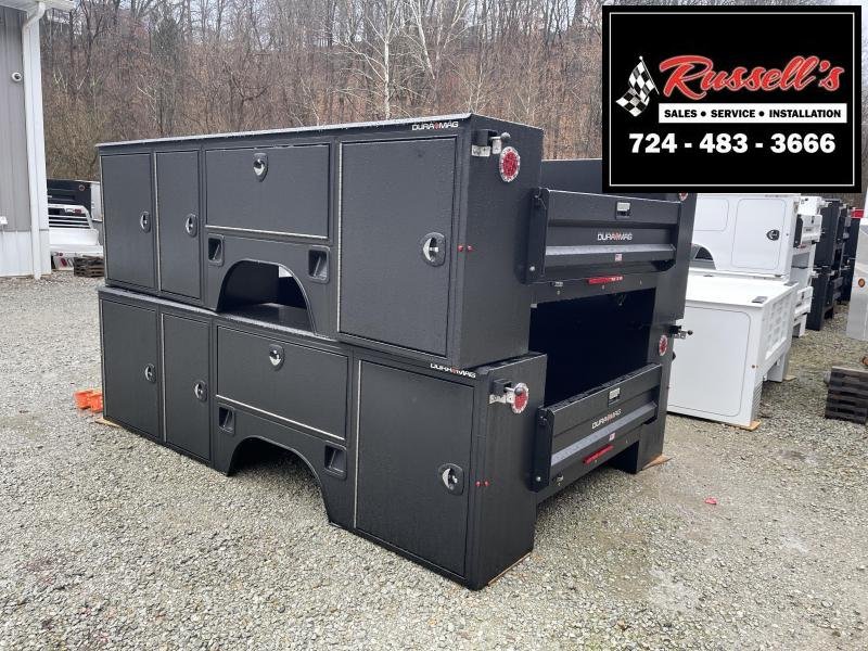 DuraMag S-Series Aluminum Service Body 84"ca Cab and Chassis DRW 11' Matte Black DuraMag S-Series Aluminum Service Body 84"ca Cab and Chassis DRW 11' Matte Black