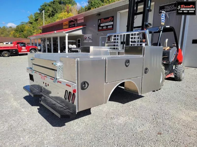 Zimmerman Aluminum Gooseneck Service Body DRW  8' Pickup Advantage 1747832435