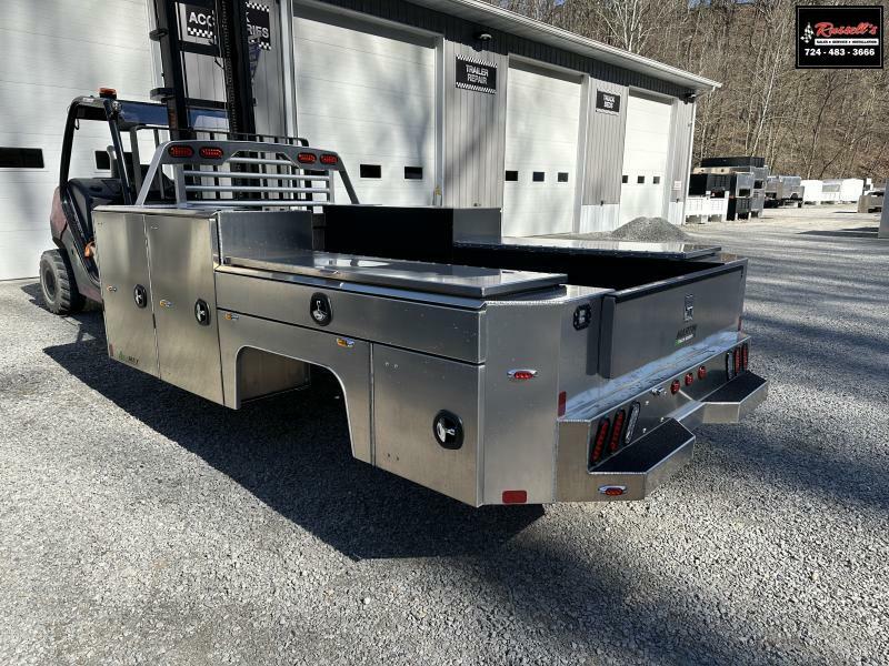 Martin Aluminum Gooseneck Service Body 84" CA DRW *Bedliner and Lights* 1742328305