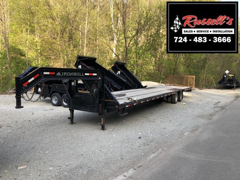 2018 Iron Bull FLG - 24k Gooseneck Low-Pro Flatbed Trailer 2018 Iron Bull FLG - 24k Gooseneck Low-Pro Flatbed Trailer