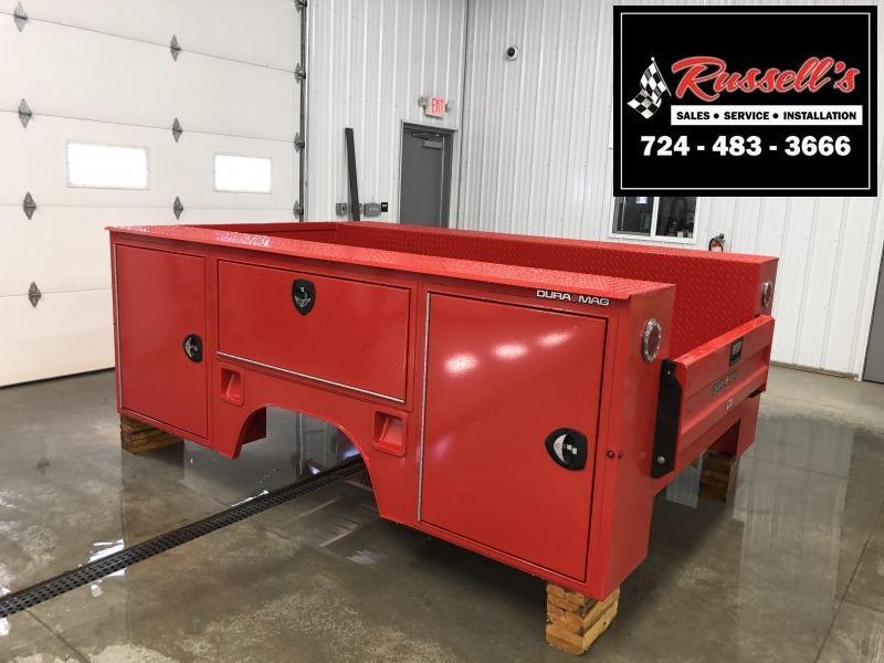 DuraMag S-Series Aluminum Service Body 60"ca Cab and Chassis SRW Red DuraMag S-Series Aluminum Service Body 60"ca Cab and Chassis SRW Red