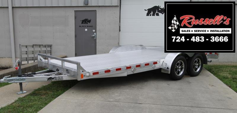 2023 Black Rhino 7x20 9990 GVW All Aluminum Car Hauler 2023 Black Rhino 7x20 9990 GVW All Aluminum Car Hauler