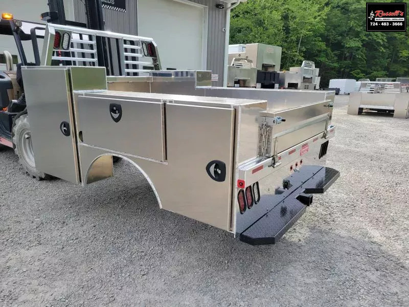 Zimmerman Aluminum Gooseneck Service Body SRW 8' Pickup Zimmerman Aluminum Gooseneck Service Body SRW 8' Pickup 1748360115