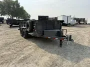 2027 Snake River Trailers DMP714-14K 2' Double Gate 