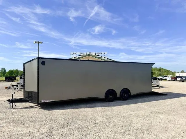 2026 J&A Trailers 8.5 X 28' Enclosed Car Hauler W/ Spoiler 14K