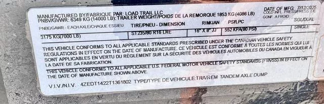new Dump Trailers Load Trail  for sale, in Poplar Bluff, MO Thumbnail 20