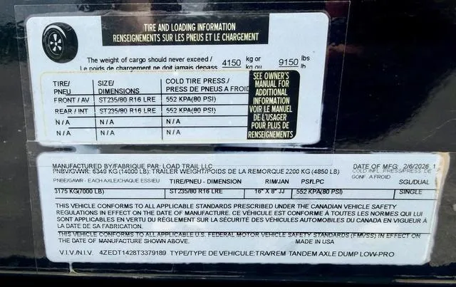 new Dump Trailers Load Trail  for sale, in Poplar Bluff, MO Thumbnail 28