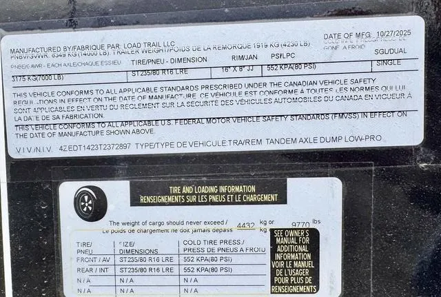 new Dump Trailers Load Trail  for sale, in Poplar Bluff, MO Thumbnail 28