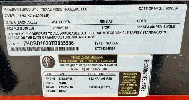 new Dump Trailers Texas Pride Trailers  for sale, in Poplar Bluff, MO Thumbnail 28