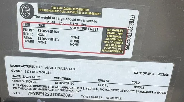 new Cargo (Enclosed) Trailers Anvil  for sale, in Poplar Bluff, MO Thumbnail 22