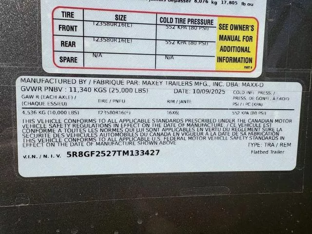 new Equipment / Flatbed Trailers MAXX-D  for sale, in Poplar Bluff, MO Thumbnail 13