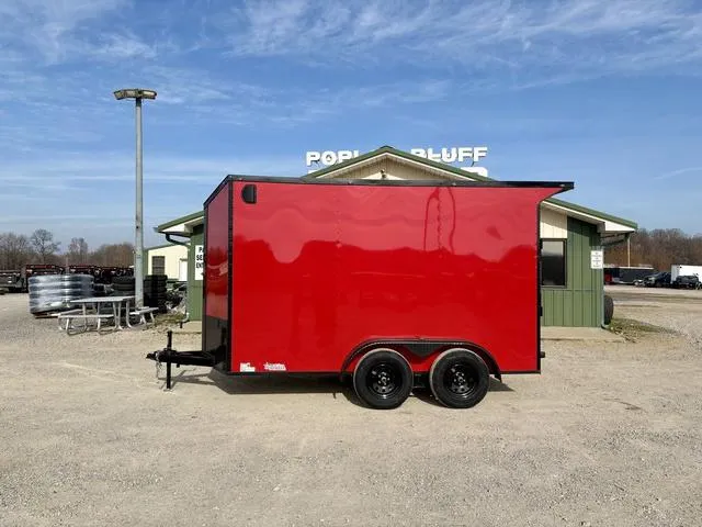 2026 J&A Trailers 6' X 12' Tandem Axle Enclosed Cargo W/ Spoiler