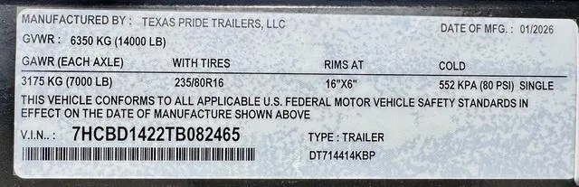 new Dump Trailers Texas Pride Trailers  for sale, in Poplar Bluff, MO Thumbnail 27