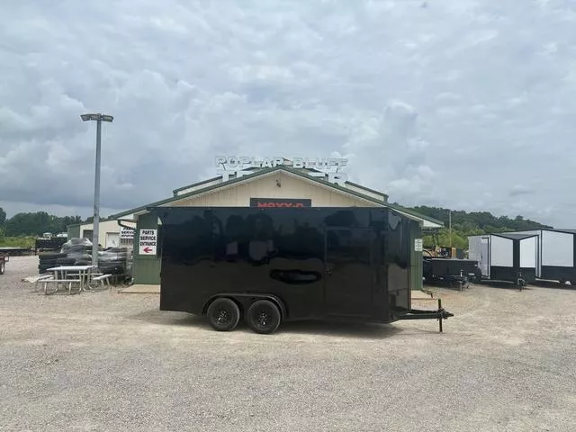 2025 J&A Trailers 7' X 16' Tandem Axle Enclosed Cargo W/ Spoiler-7