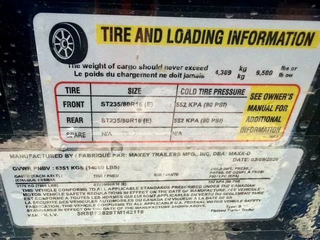 new Equipment / Flatbed Trailers MAXX-D  for sale, in Poplar Bluff, MO Thumbnail 24