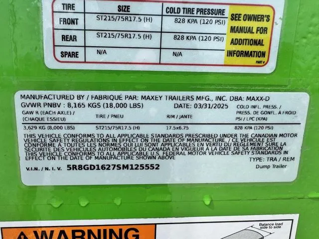 new Dump Trailers MAXX-D  for sale, in Poplar Bluff, MO Thumbnail 24