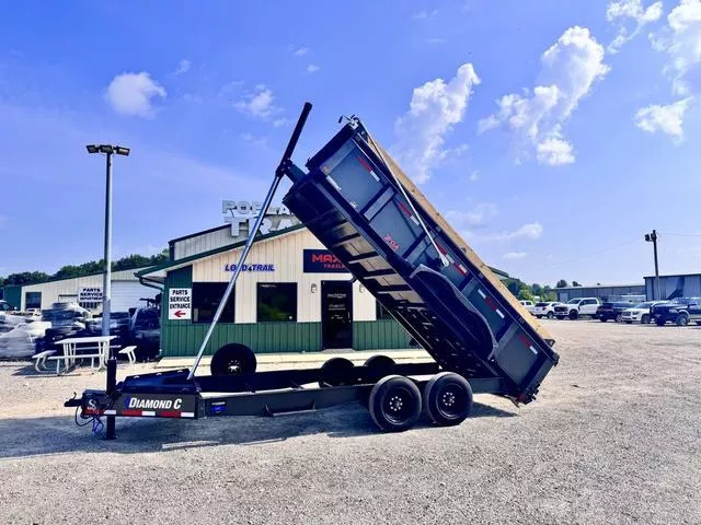 2025 Diamond C Trailers LPT208 16' X 81 Low Profile Telescopic Dump Trail"