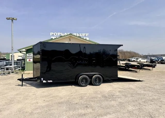 2026 J&A Trailers 7' X 16' Tandem Axle Enclosed Cargo W/ Spoiler-7