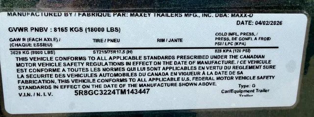 new Tilt Trailers MAXX-D  for sale, in Poplar Bluff, MO Thumbnail 29