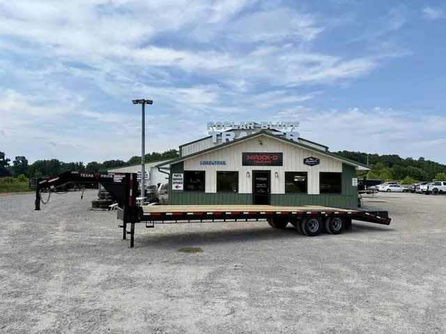 2025 Texas Pride Trailers 8.5X 27+5 (32') 26K Gooseneck Flatbed W/ Mammoth R