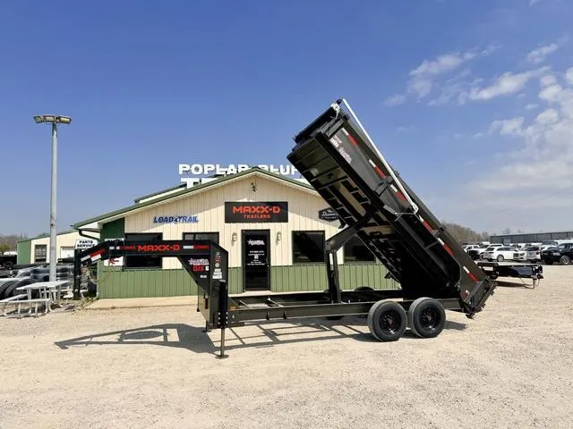 2026 MAXX-D DJX8316G  16' X 83 17.5K Gooseneck Dump W/ 2' Sid"