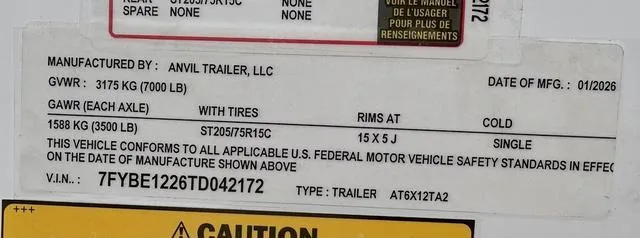 new Utility Trailers Anvil  for sale, in Poplar Bluff, MO Thumbnail 31