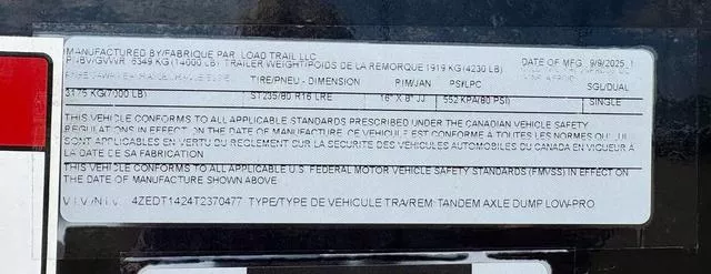 new Dump Trailers Load Trail  for sale, in Poplar Bluff, MO Thumbnail 24