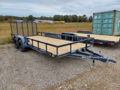 2022 Delco Trailers 83"x18' Tandem Utility Trailer 2022 Delco Trailers 83"x18' Tandem Utility Trailer