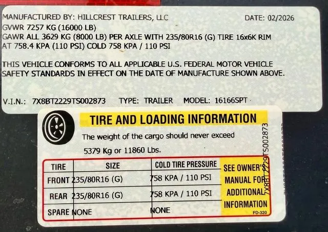 new Tilt Trailers Hillcrest Trailers  for sale, in Poplar Bluff, MO Thumbnail 22